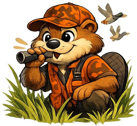 Bucky the beaver, your hunting guide